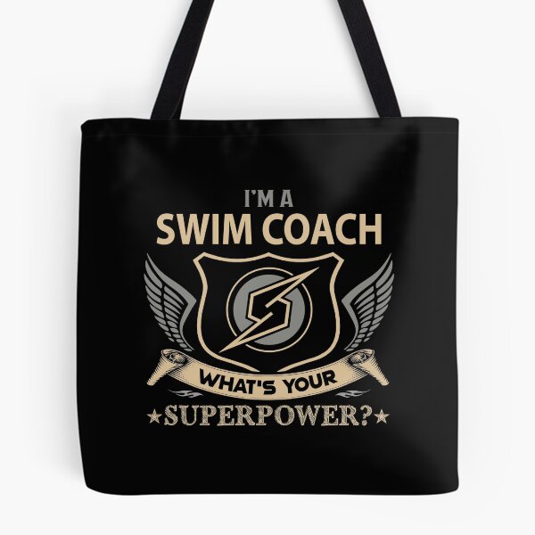 Artikelvorschau, Swim Coach T-Shirt - Superpower Job Geschenkartikel Tee entworfen und verkauft von uillamab.