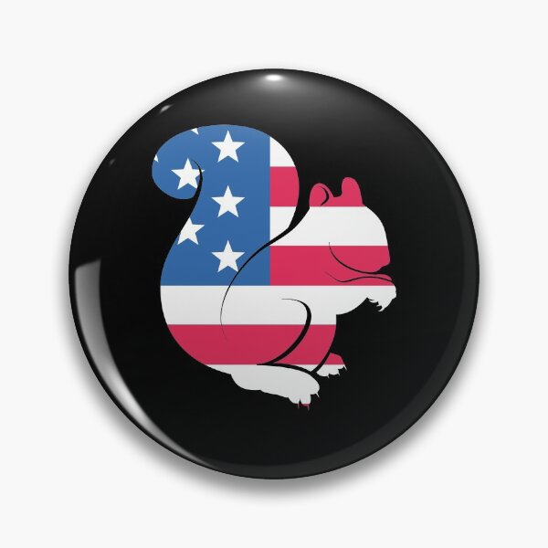 Item preview, Squirrel American Flag - Patriotic 4th Of July Gift designed and sold by mouaataaz.