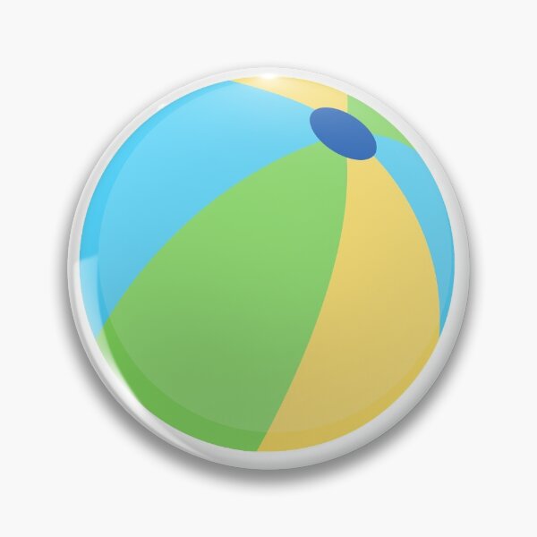 Item preview, yellow, green and blue beach ball design designed and sold by Pineapple-Shop.