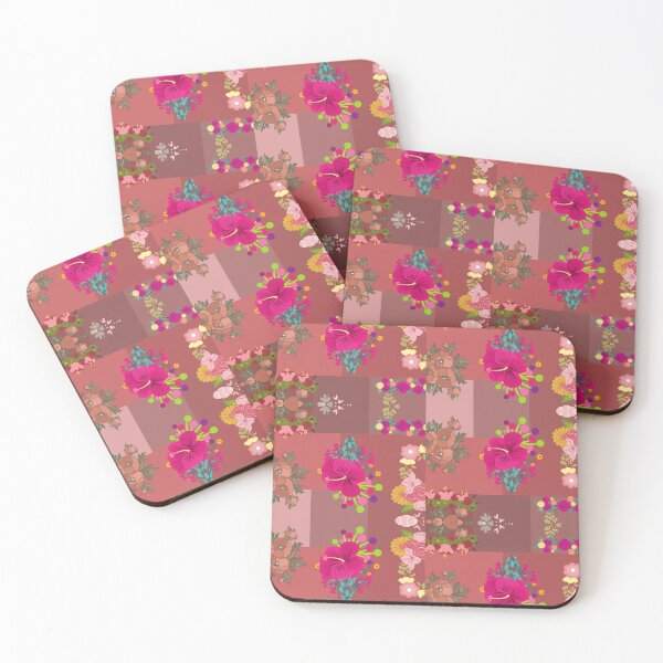 Item preview, Pink floral design  designed and sold by Kamzzi.