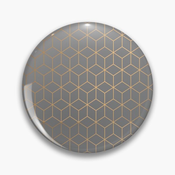 Item preview, Charcoal Gold Geometric Pattern With Gold Shimmer  designed and sold by Vic Torys ☆.