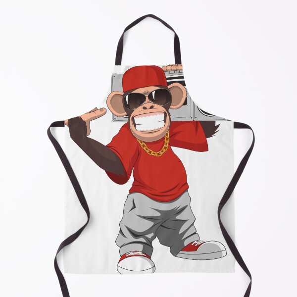 Item preview, Chimpanzee Gorilla Hip Hop rap designed and sold by sasa-creations.