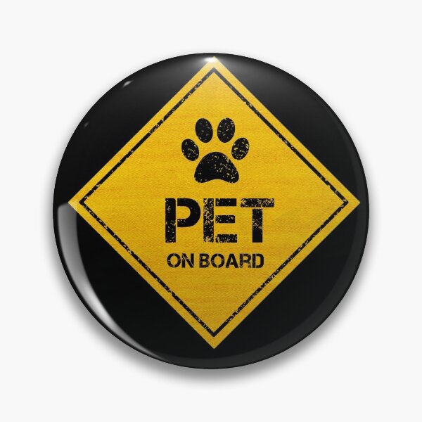 Item preview, PET ON BOARD - Stickers for Cars designed and sold by CAUTION SHOP.
