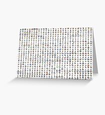 Pokemon Pattern Greeting Card