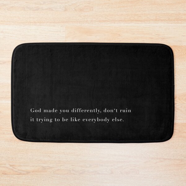 Item preview, Motivational Hustler / Entrepreneur Quote - God made you differently, dont ruin it trying to be like everybody else.  designed and sold by LaceySkies.