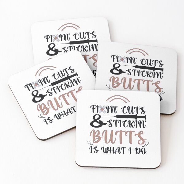 Item preview, Fixin' Cuts And Stickin' Butts Is What I Do designed and sold by InkonoStore.