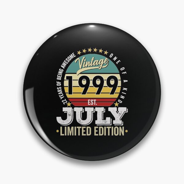 Item preview, 22 Years Of Being Awesome - One Of A Kind Limited Edition - 1999 Vintage 22s Retro, Classic, Cool, July Birthday.  designed and sold by ALITOPRINCE.