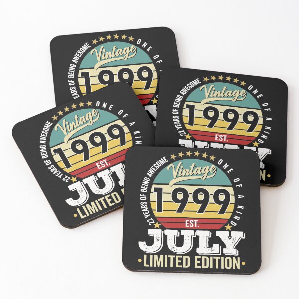 Item preview, 22 Years Of Being Awesome - One Of A Kind Limited Edition - 1999 Vintage 22s Retro, Classic, Cool, July Birthday.  designed and sold by ALITOPRINCE.