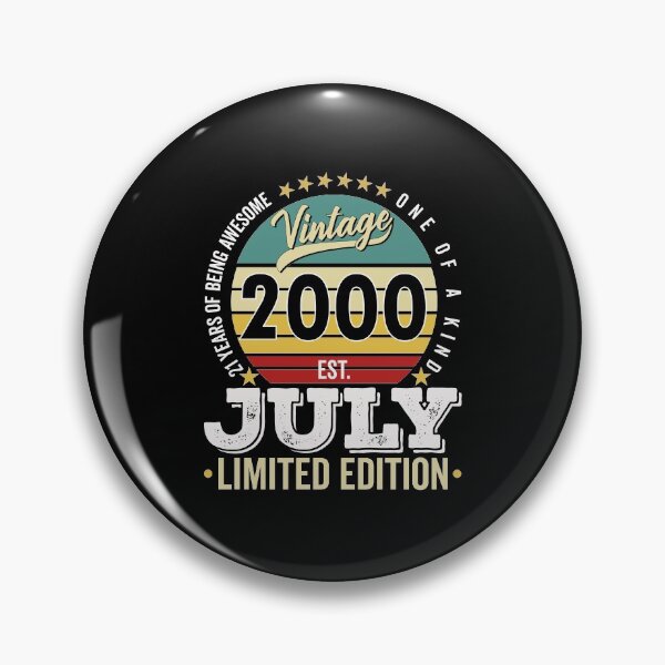 Item preview, 21 Years Of Being Awesome - One Of A Kind Limited Edition - 2000 Vintage 21s Retro, Classic, Cool, July Birthday. designed and sold by ALITOPRINCE.