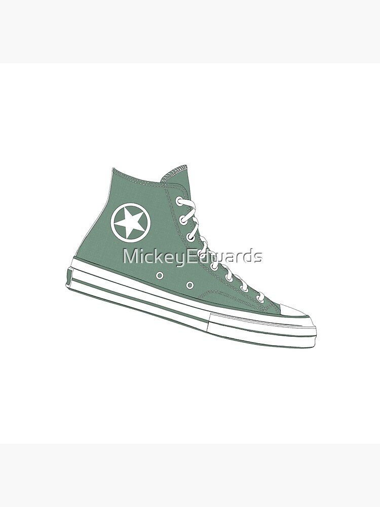 Relacionado Estado compensar Bolsa de tela «Ilustración de Converse verde oliva» de MickeyEdwards |  Redbubble