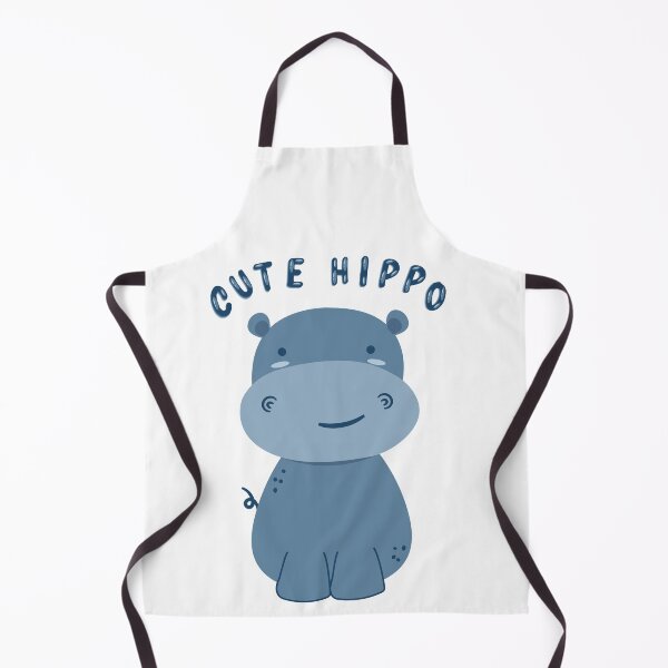 Item preview, blue kids hippo hippo children blue cute animal cute gift designed and sold by MeryemSpace.