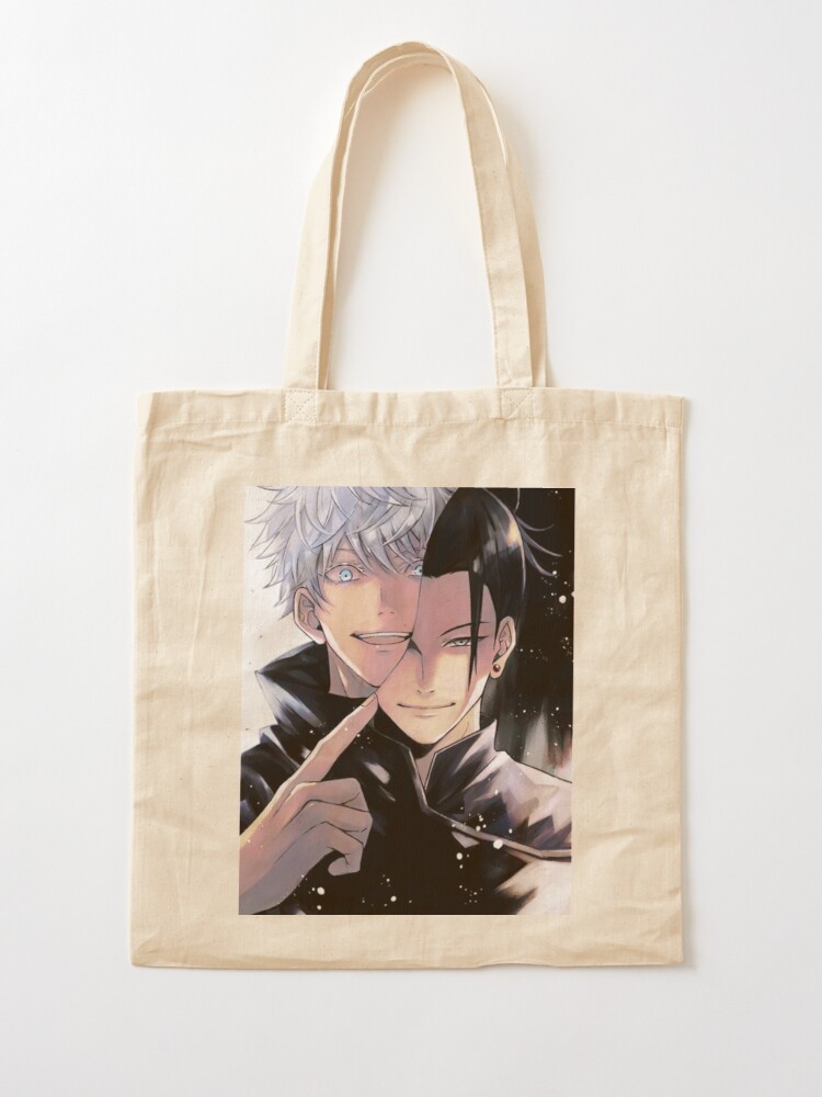 Gojo Satoru & Geto Suguru in Okinawa Beach - Cotton Canvas Tote Bag