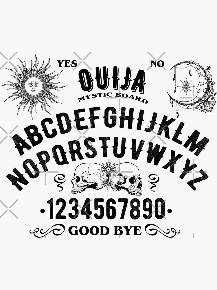 Gothic Stickers, Goth Stickers, Witchy Stickers, Ouija Stickers