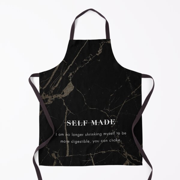 Item preview, Motivational Hustler / Entrepreneur Quote on Black Gold Marble - I am no longer shrinking myself to be more digestible, you can choke. designed and sold by LaceySkies.