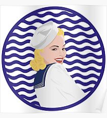 marine vector Poster