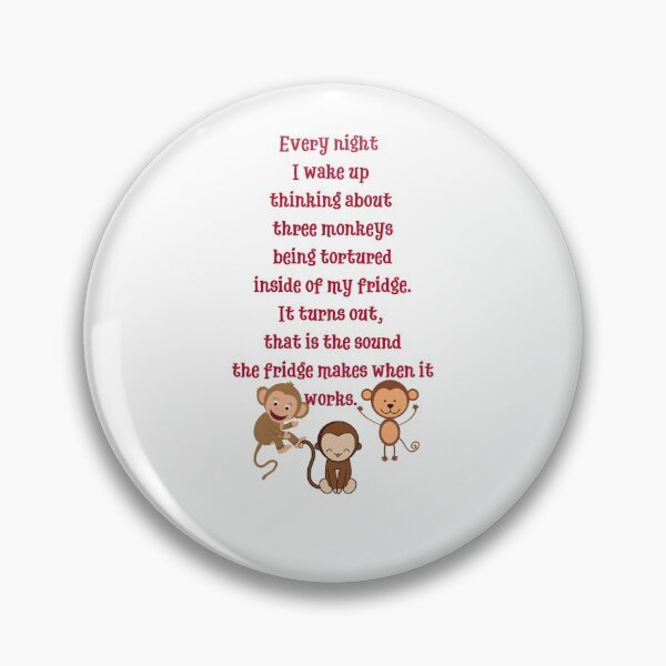 Item preview, 3 MONKEYS IN THE FRIDGE designed and sold by SEFIKA7.