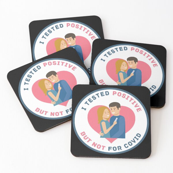 Item preview, Tested Positive But Not For Covid Pregnancy Funny Quote designed and sold by mirzadesign.