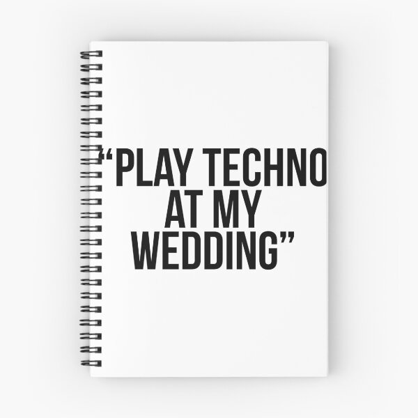 Item preview, Play Techno at my wedding designed and sold by Profashionall.