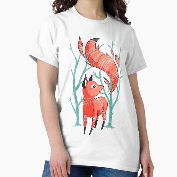 Zorro de invierno Camiseta clásica