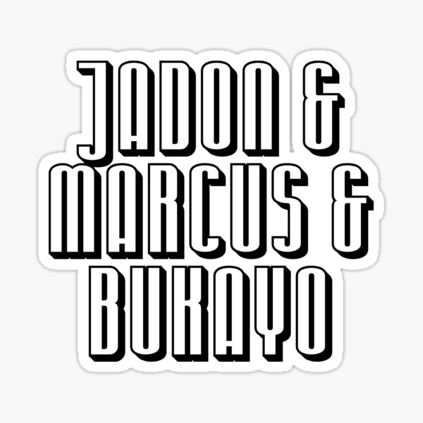 Artikel-Vorschau von Jadon & Marcus & Bukayo, designt und verkauft von IzzyTheWizz.