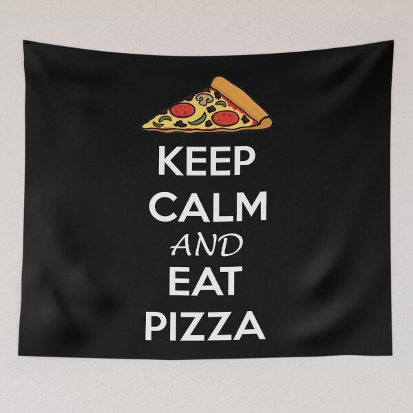Item preview, Keep Calm And Eat Pizza designed and sold by medbenCreation.