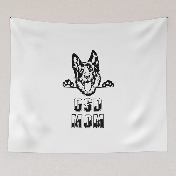 Aperçu de l'œuvre GSD Mom-Maman de chien de berger allemand créée et vendue par Violet Treasures.