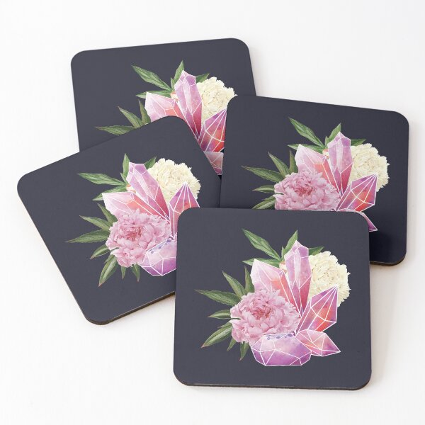 Item preview, Pink Crystals With Flowers designed and sold by Alicia Chee.