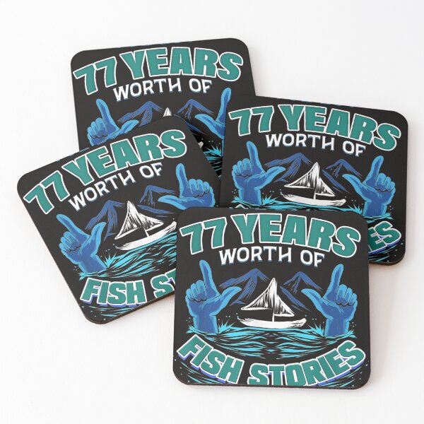 Item preview, 77Th Birthday Gift For Fisherman Fishing Stories Fish  designed and sold by Vanno1.