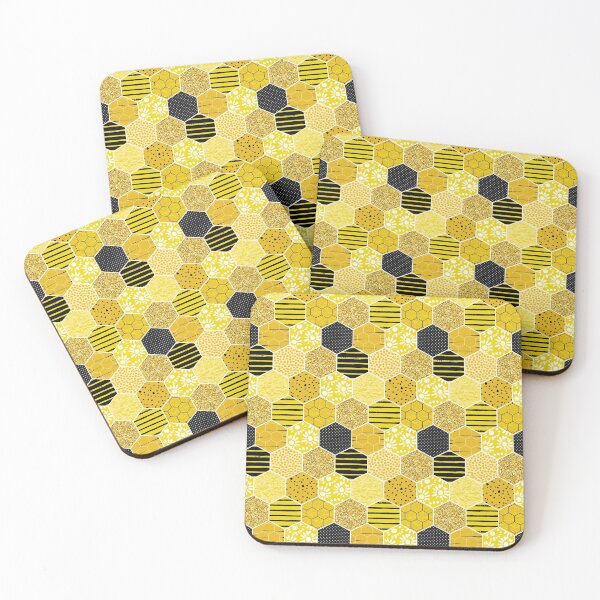 Item preview, Whimsical Honeycomb Geometric Pattern designed and sold by WildHoneyDesign.
