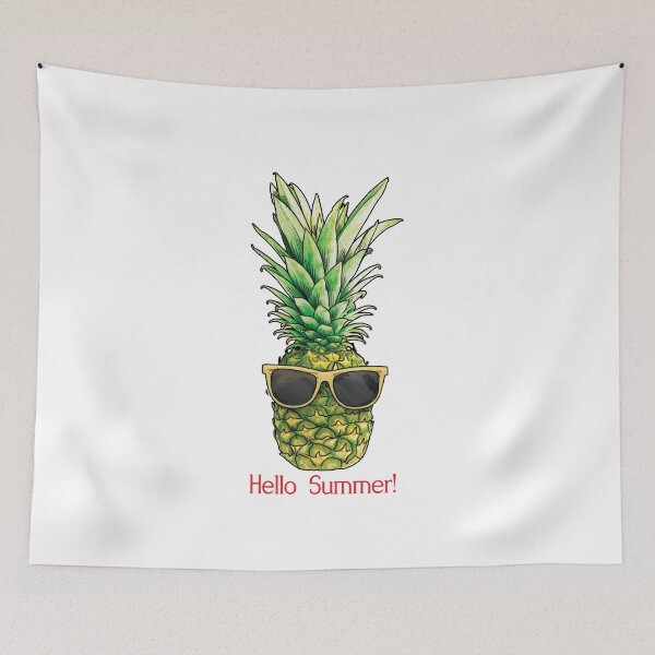 Item preview, Hello, it's summer. Pineapple is greeting you. designed and sold by artredstar.