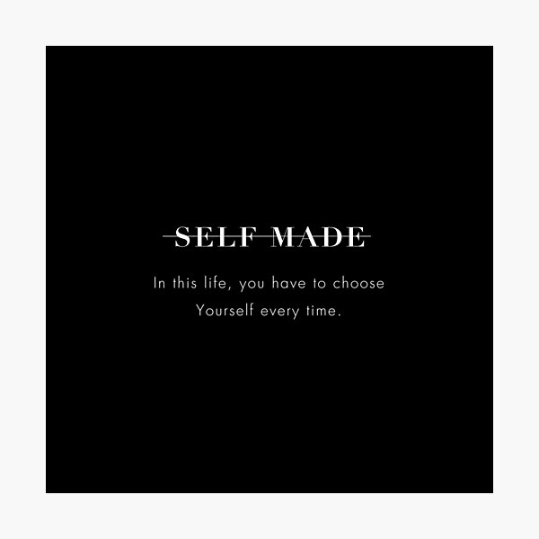 Artikelvorschau, Motivational Hustler / Entrepreneur Quote - In diesem Leben müssen Sie sich jedes Mal selbst entscheiden. entworfen und verkauft von LaceySkies.