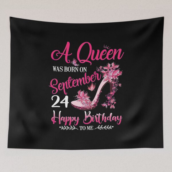Artikelvorschau, Womens A Queen wurde am 24. September 24. September Geburtstags-T-Shirt geboren entworfen und verkauft von sherriwester.