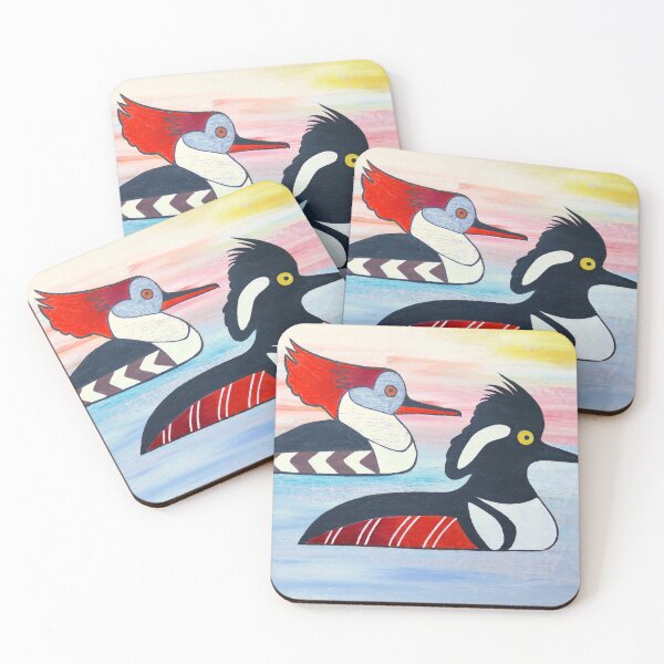 Item preview, Hooded Merganser designed and sold by LINAJAMISON.