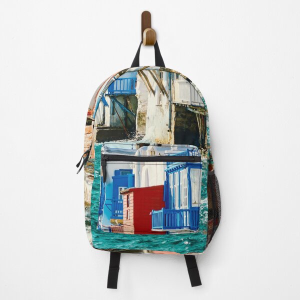 Item preview, Mykonos, Little Venice, Greece, Famous Old Houses by Sea designed and sold by WorldLandscapes.