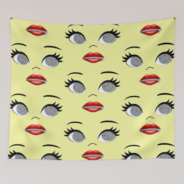 Item preview, Face Design Hypnotic Zipped Lip Tease designed and sold by Hypnotees.