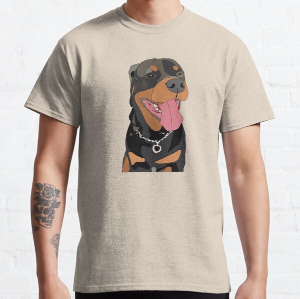 Dark Grunge T-Shirt Rottweiler Teeth - Aesthetic Shop