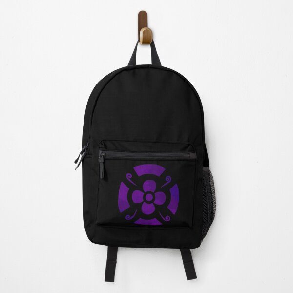 Item preview, Flower shield (dark purple tie dye on black) designed and sold by Encie-Designs.
