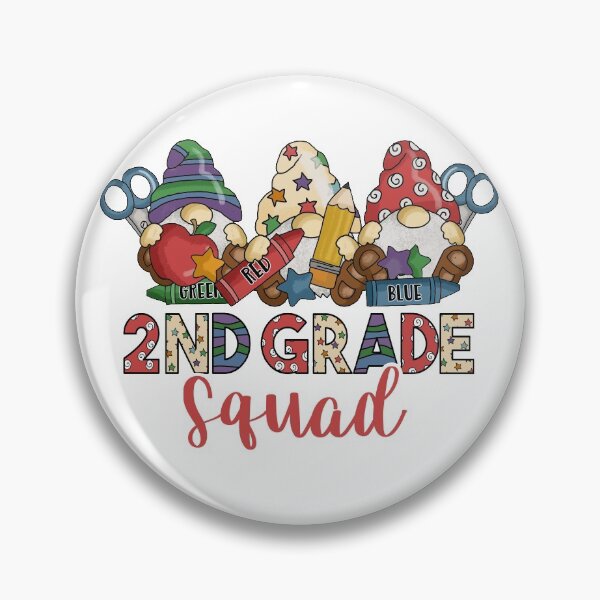 Item preview, Cute Gnomes 2nd Grade Squad Back To School  designed and sold by jasperjuan77.