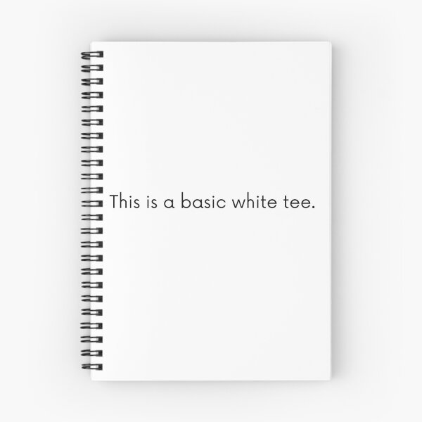 Item preview, This is a basic white tee. designed and sold by jenerically.
