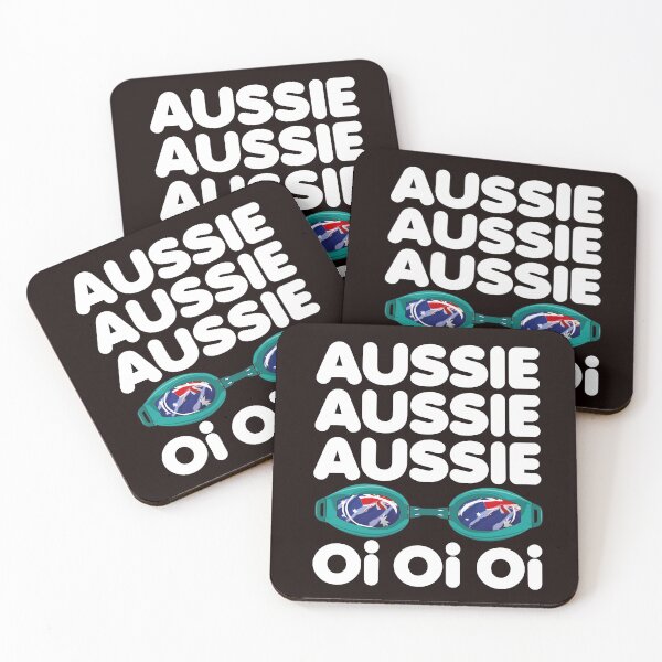 Item preview, australia swimming designed and sold by justplainwords.