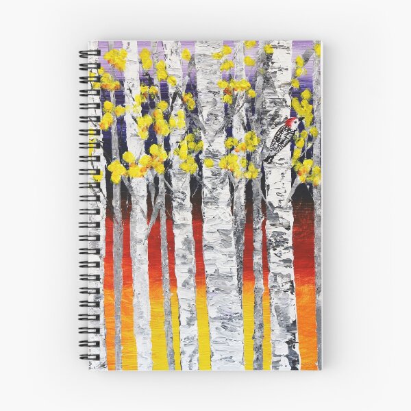 Item preview, Woodpecker on Birch designed and sold by LINAJAMISON.