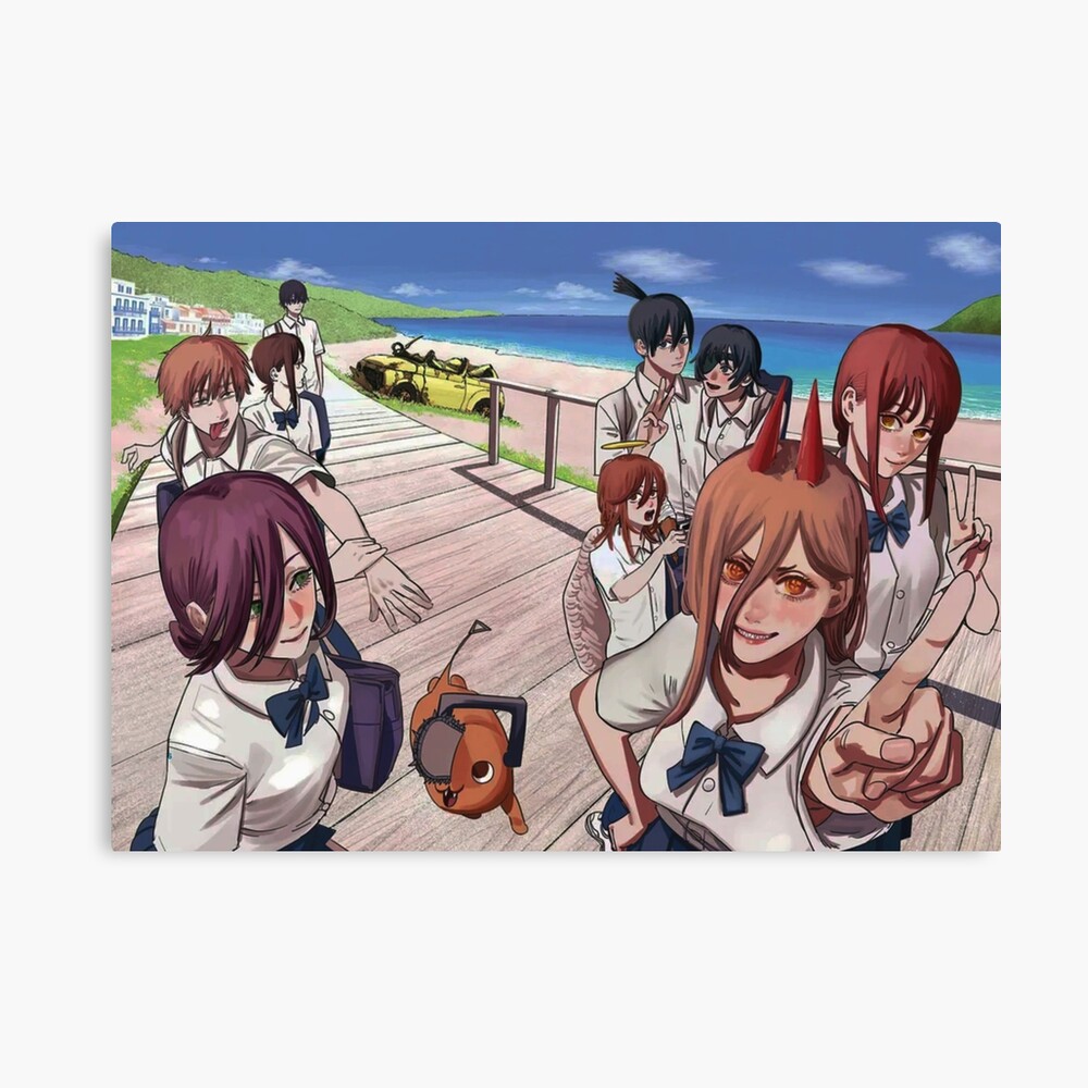 Chainsaw Man Anime Girls Power Character Matte Finish Poster Paper