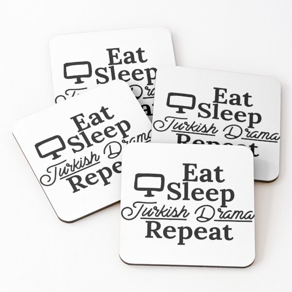 Item preview, Eat Sleep Turkish Drama Repeat designed and sold by Edenjodie.