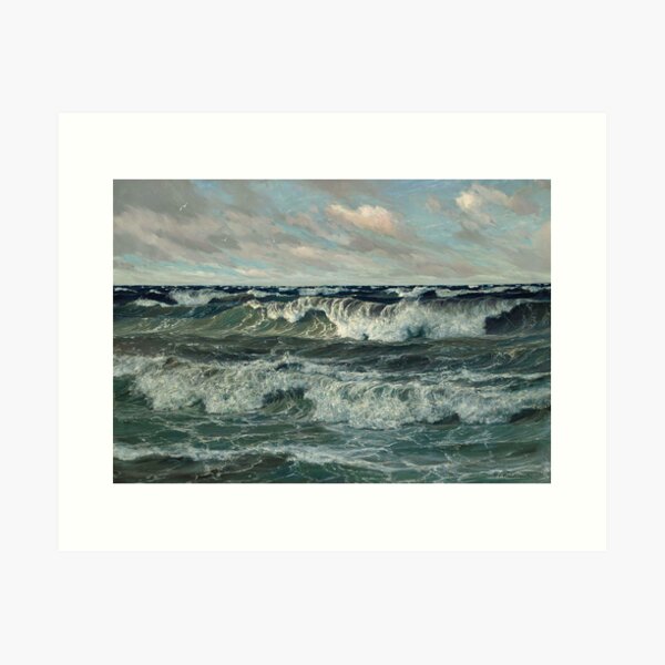 The North Sea, by Patrick von Kalckreuth Art Print