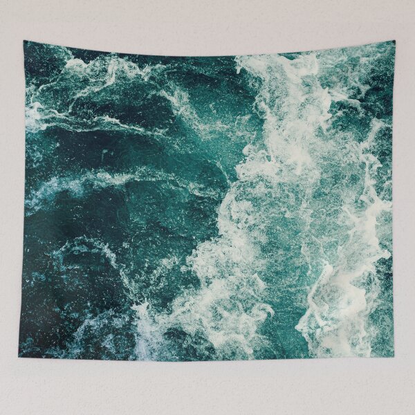 Item preview, Dark Turquoise Ocean Waves designed and sold by WorldLandscapes.