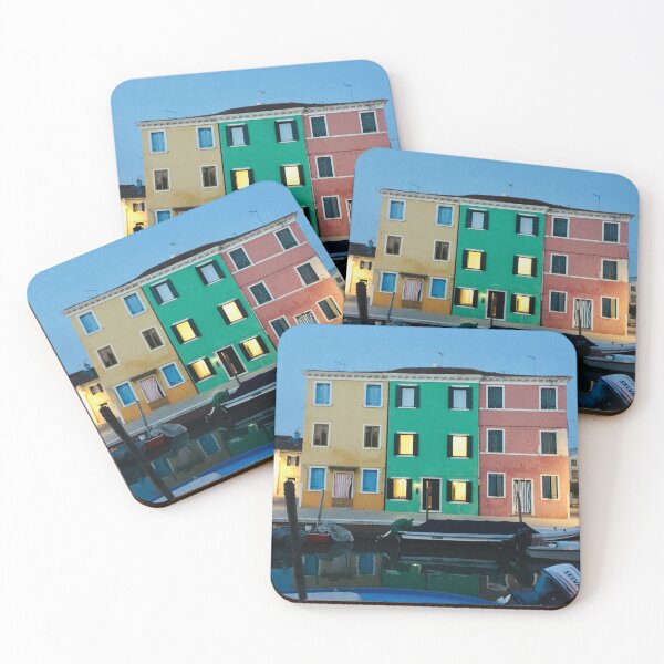 Item preview, Rainbow Cottages in Italy, Venice designed and sold by ElmLenonn.