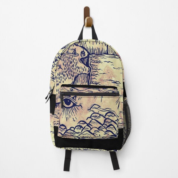 Item preview, Castle by the Sea - Original Brush Pen Print designed and sold by MurkwoodManor.