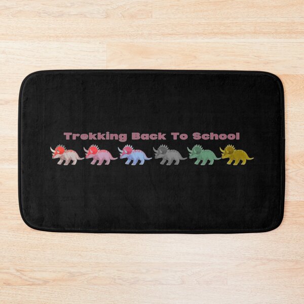 Item preview, Triceratops Trekking Back To School Dinos In a Row designed and sold by H3designs.