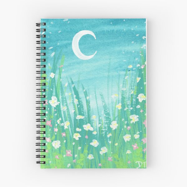 Item preview, Flower Meadow Gouache Landscape designed and sold by Danica Templeton.