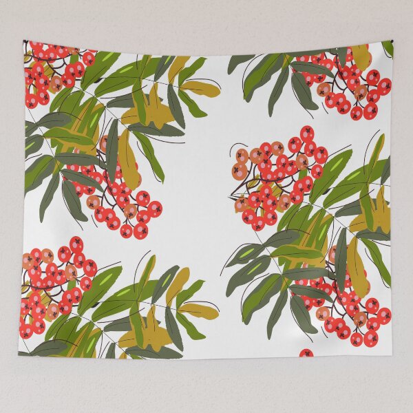Item preview, rowan berry, mountain ash, autumn designed and sold by Natairbrush.